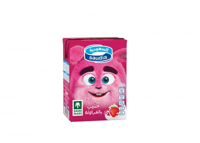 حليب فراولة